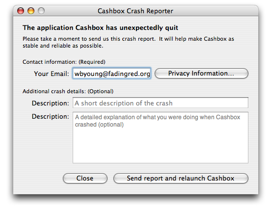 Crash Reporter